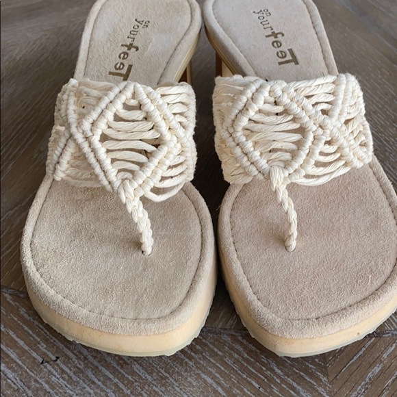 Chinese Laundry Macrame block Heeled Sandal - Picture 3 of 6